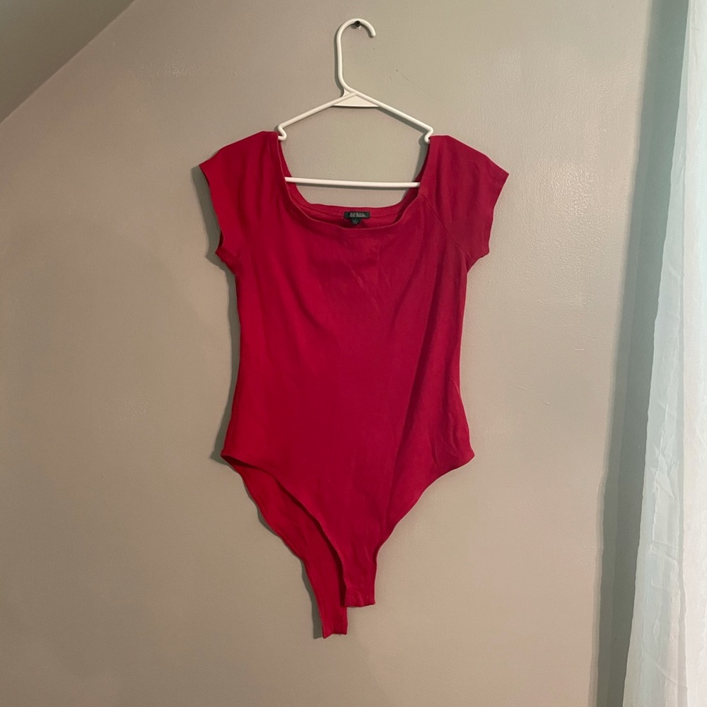 10 DOLLAR SALE ON EVERYTHING: Red Wild Fable Bodysuit